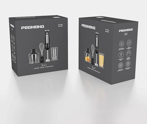 Блендер погружной Редмонд BH423 1200Вт черный/серебристый фото 10