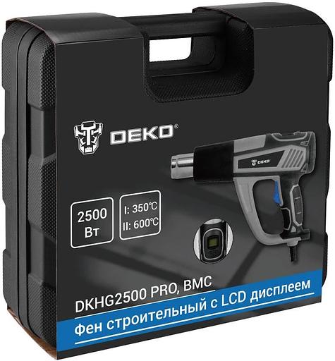 Технический фен Deko DKHG2500 PRO 2500Вт темп.350/600С (085-1078) фото 8