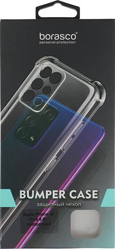 Чехол (клип-кейс) BoraSCO для Apple iPhone 16 Plus Bumper Case прозрачный (73520) фото 7