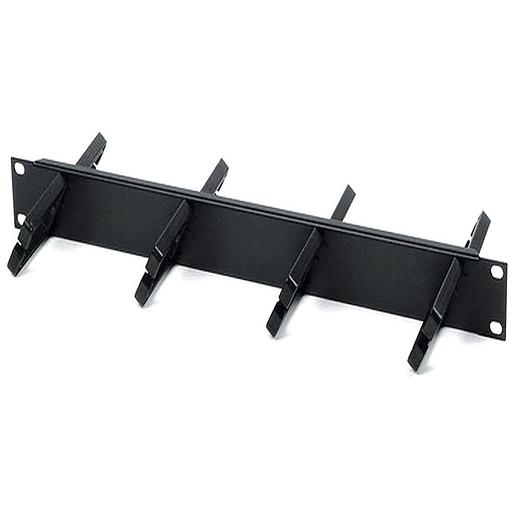 Кабельный организатор с пластиковыми кольцами Hyperline CM-2U-PL-DBL, двухсторонний, 19", 2U фото 1