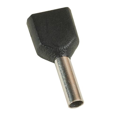 Наконечник штыревой втулочный под два провода НШвИ2 OptiKit T-Shv2-PVC- 1,5-8 (100шт) фото 1