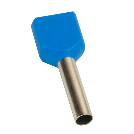 Наконечник штыревой втулочный под два провода НШвИ2 OptiKit T-Shv2-PVC- 2,5-12 (100шт) фото 1