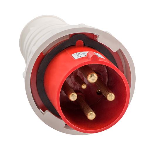 Вилка кабельная 035-63А-6h-380AC-3P+PE+N-IP67 фото 1