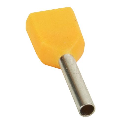 Наконечник штыревой втулочный под два провода НШвИ2 OptiKit T-Shv2-PVC- 0,5-8 (100шт) фото 1