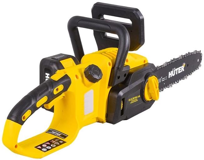 Цепная пила Huter ELS-20/10Li 4A дл.шины:10" (25cm) 1аккум. 4Ач ЗУ (70/10/54) фото 4