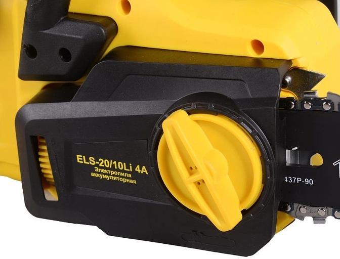 Цепная пила Huter ELS-20/10Li 4A дл.шины:10" (25cm) 1аккум. 4Ач ЗУ (70/10/54) фото 7