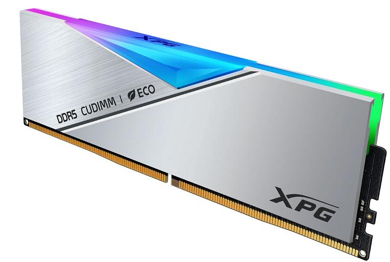 Модуль памяти ADATA CUDIMM DDR5-8400 48GB (24GBx2) RGB AX5CU8400C4024G-DCLACRSG фото 1