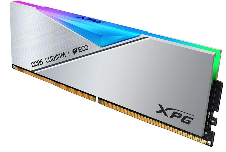 Модуль памяти ADATA CUDIMM DDR5-8800 48GB (24GBx2) RGB AX5CU8800C4224G-DCLACRSG фото 1