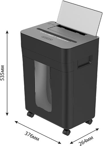 Шредер Cactus CS-SH-D8 с автоподачей (секр.P-4) фрагменты 150лист. 24лтр. скобы пл.карты фото 6