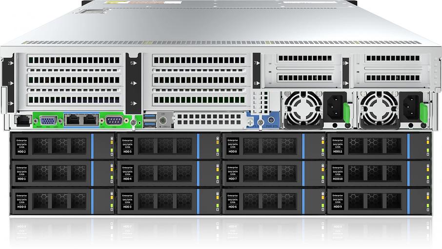 Сервер IRU Rock g4236ag3 2x7313 2x32Gb 9361-16i 2x1300W w/o OS (2098238) фото 2