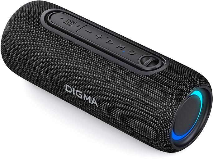 Колонка порт. Digma D-PS1524 черный 20W 2.0 BT 10м 2000mAh (PS1524B) фото 1