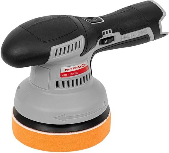 Эксцентриковая шлифмашина Интерскол АПМ-125/12ВЭ 500Вт D125мм аккум. (788.0.0.70) фото 1
