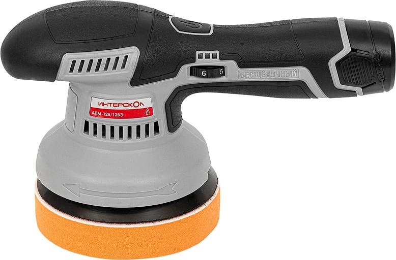 Полировальная машина Интерскол АПМ-125/12ВЭ 500Вт D125мм аккум. (788.2.2.70) фото 2