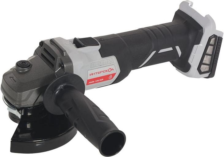 Углошлифовальная машина Интерскол УШМ-125/36В 8500об/мин рез.шпин.:M14 d=125мм (816.0.0.70) фото 1
