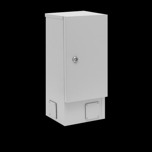 Шкаф уличный серии Real1, 510х240х245, RAL7035 фото 1