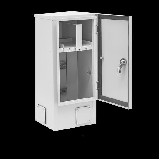 Шкаф уличный серии Real1, 510х240х245, RAL7035 фото 4