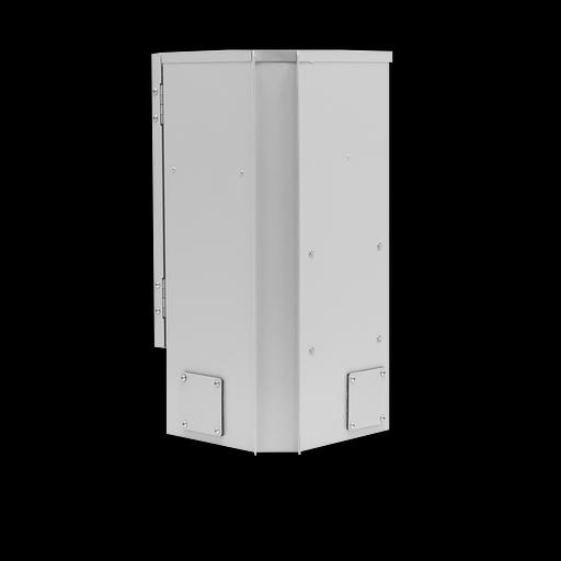 Шкаф уличный серии Real1, 510х240х245, RAL7035 фото 8