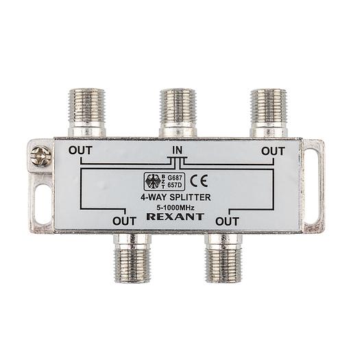 Делитель ТВ х 4 под F разъём 5-1000 МГц, фото 2