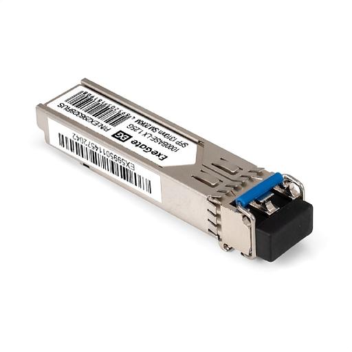 Exegate EX298328RUS Трансивер SFP EXT-1G-SM1310-LC2-20KM (1000Base-LX для одномодового оптического кабеля, 1,25 Гбит/с, Tx:1310/Rx:1310 нм, до 20 км, разъем Duplex LC) фото 1