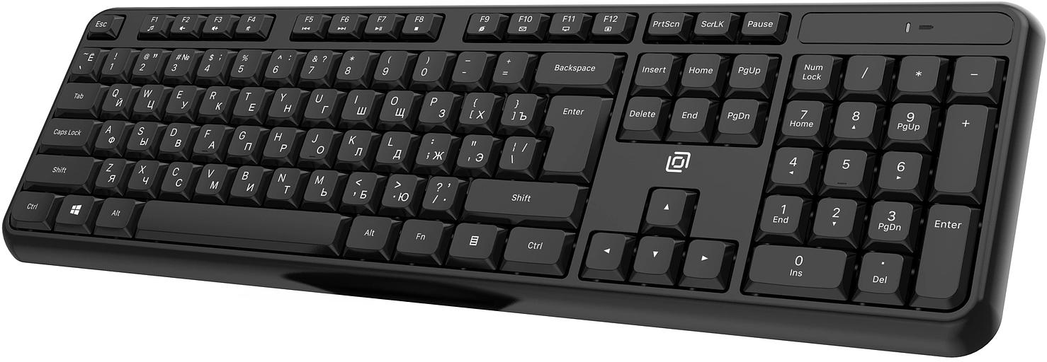 Клавиатура Оклик K888W черный USB беспроводная Multimedia (2066181) фото 5