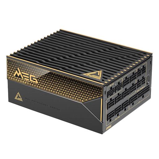 Блок питания ПК MSI MEG Ai1600T PCIE5, 1600W, 80+ Titanium, полностью модульный, ATX 3.1, PCIE5.1, RTL фото 1