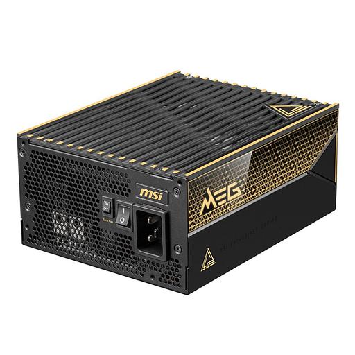 Блок питания ПК MSI MEG Ai1600T PCIE5, 1600W, 80+ Titanium, полностью модульный, ATX 3.1, PCIE5.1, RTL фото 4