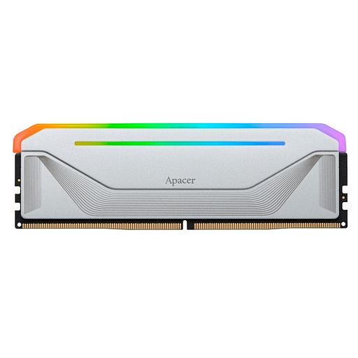 Оперативная память Apacer DDR5 16GB 5600MHz DIMM NOX RGB White Gaming Memory (PC5-41600) CL40 1.25V (Retail) 2048*8 Heat Sink (Retail) 3 years (AH5U32G56C522NWAA-1) фото 1