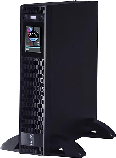 Источник бесперебойного питания Powercom Next, On-Line, 1000VA/1000W, Rack/Tower, 8*IEC320-C13, LCD, Serial+USB, SmartSlot, подкл. доп. Батарей (2027157) фото 1