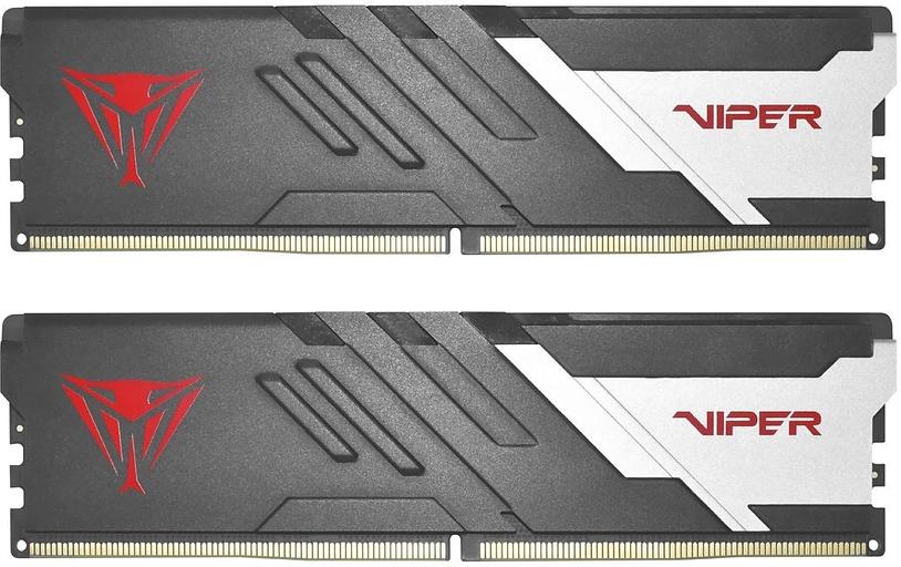 Оперативная память Patriot Memory Viper Venom, DDR5, 48GB (2x24GB), 6000 MHz, CL30, с радиатором, нет, чёрный фото 1