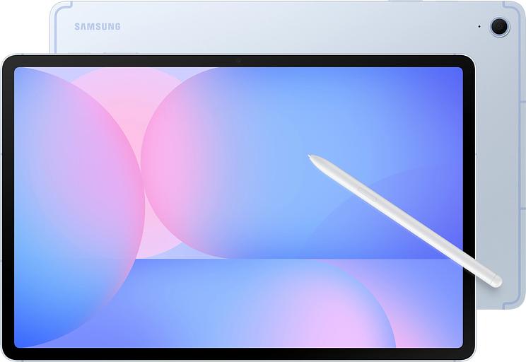Планшет Samsung Galaxy Tab S10 FE+ 1580 (2.9) 8C RAM8Gb ROM128Gb 13.1" TFT 2880x1800 5G 1Sim eSIM Android 15 голубой 13Mpix 12Mpix BT WiFi microSD 1Tb 10090mAh фото 1