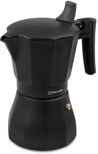 Кофеварка гейзерн. Rondell Kafferro RDA-1275 0.45л алюминий темно-серый фото 1