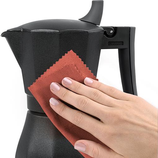 Кофеварка гейзерн. Rondell Kafferro RDA-1275 0.45л алюминий темно-серый фото 6