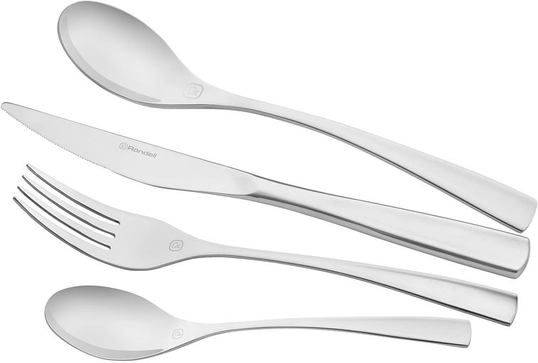 Набор столовых приборов Rondell Bridget RD-1854 набор из 24предм. стальной фото 1