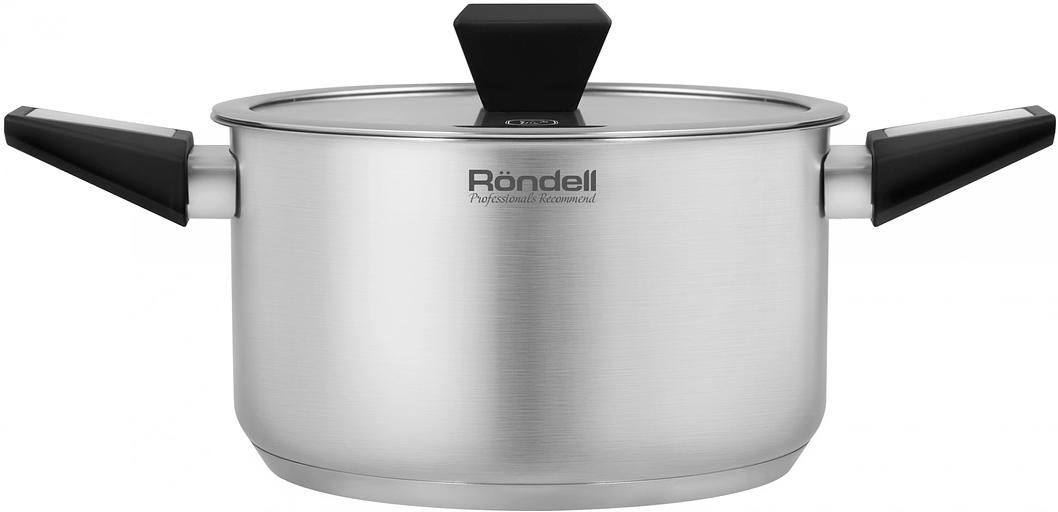 Кастрюля Rondell Blitz RDS-1890 5.2л. d=24см (с крышкой) стальной фото 2