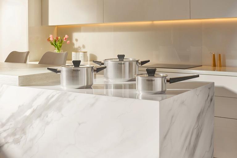 Кастрюля Rondell Blitz RDS-1890 5.2л. d=24см (с крышкой) стальной фото 8