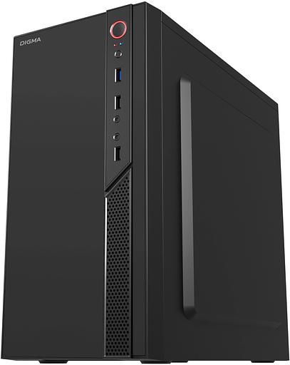 Корпус Digma DCC-MN306 черный без БП mATX 1x80mm 1x92mm 2x120mm 2xUSB2.0 1xUSB3.0 audio фото 3