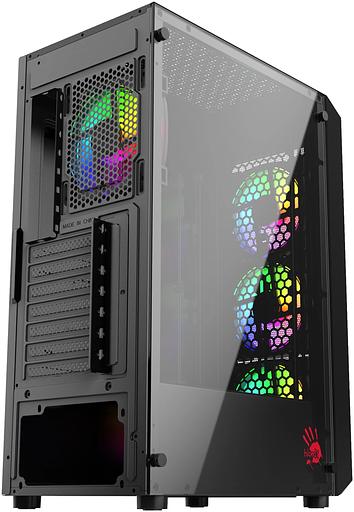 Корпус Bloody BD-CC114F черный без БП ATX 4x120mm 1xUSB2.0 1xUSB3.0 audio bott PSU фото 2