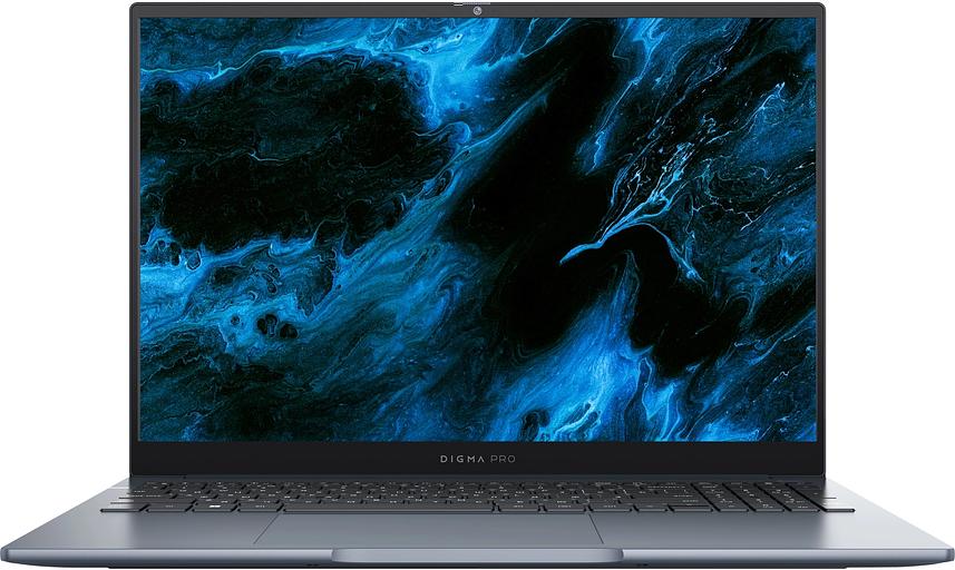 Ноутбук Digma Pro Pactos Ryzen 5 7430U 16Gb SSD512Gb AMD Radeon Graphics 16" IPS WUXGA (1920x1200) Windows 11 Pro dk.grey WiFi BT Cam 5500mAh (DN16R5-ADXW04) фото 1