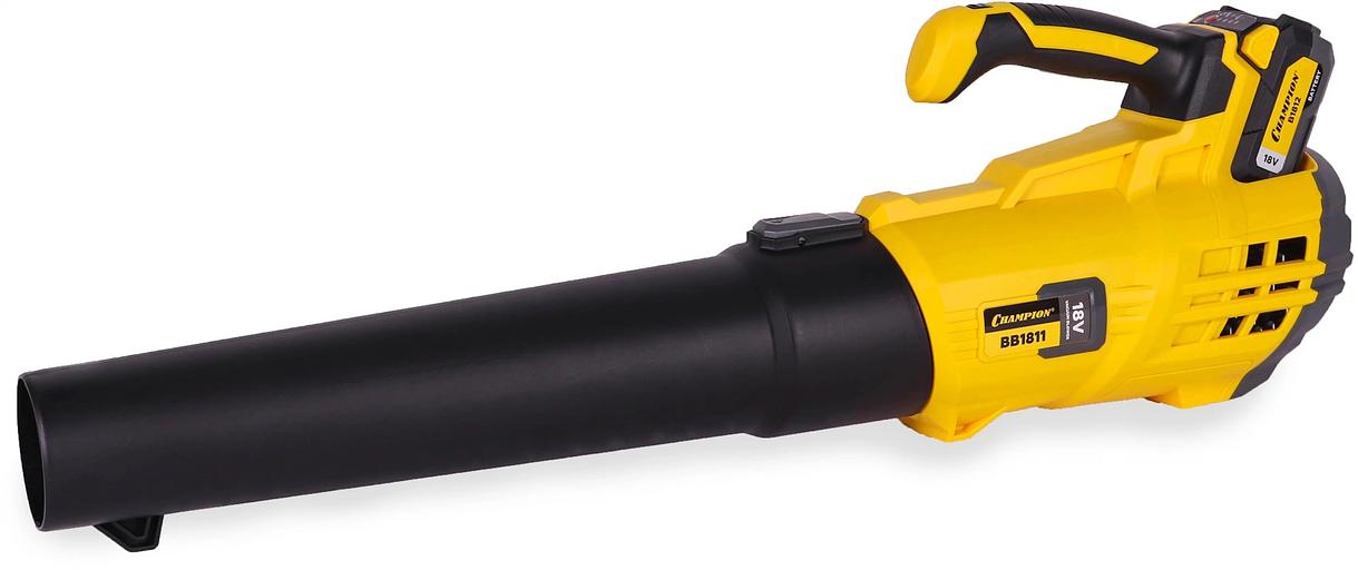 Воздуходувка Champion BB1821 пит.:от аккум. желтый фото 1