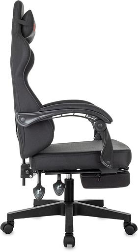 Кресло игровое Zombie 3 черный Neo Black крестов. пластик подст.для ног фото 4