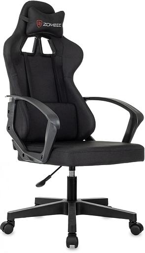 Кресло игровое Zombie 1 черный Neo Black крестов. пластик фото 1