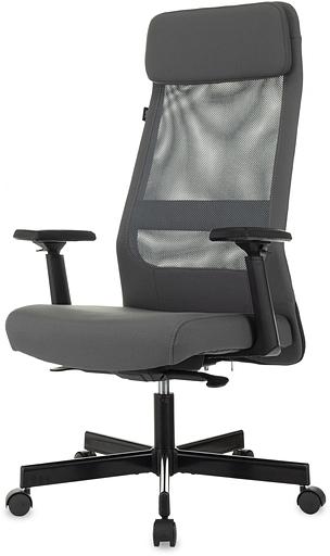 Кресло руководителя Бюрократ T-995 серый TW-04 Neo Grey сетка/ткань крестов. металл черный фото 3