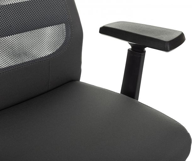 Кресло руководителя Бюрократ T-995 серый TW-04 Neo Grey сетка/ткань крестов. металл черный фото 9