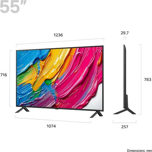 Телевизор LED LG 55" 55QNED80A6A.ARUG черный титан 4K Ultra HD 60Hz DVB-T DVB-T2 DVB-C DVB-S DVB-S2 USB WiFi Smart TV (RUS) фото 4