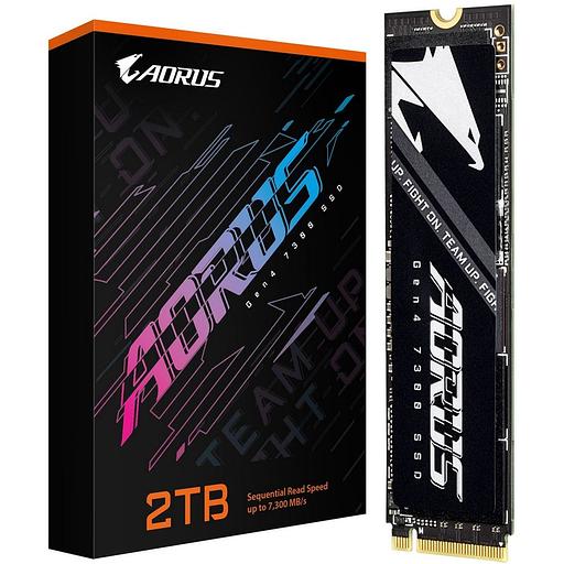 Твердотельный накопитель SSD Gigabyte M.2 2280 2TB AORUS Client SSD AG4732TB N PCI-Express 4.0 x4, NVMe 1.4 7300/6850 RTL, without heatsink фото 4