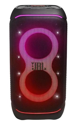 Портативная акустика JBL PartyBox Stage 320 /240 Вт/4жинамика/Bluetooth 5.3/USB/3.5 мм/влагозащита IPX4/подсветка/до 18ч.работы/черный (JBLPBSTAGE320EP) фото 1