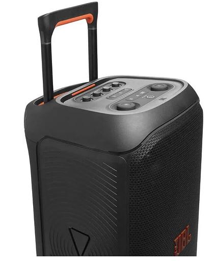 Портативная акустика JBL PartyBox Stage 320 /240 Вт/4жинамика/Bluetooth 5.3/USB/3.5 мм/влагозащита IPX4/подсветка/до 18ч.работы/черный (JBLPBSTAGE320EP) фото 8
