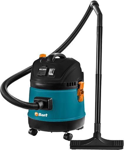 Строительный пылесос Bort BSS BSS-1220-M 1200Вт (уборка: сухая/сбор воды) синий фото 1