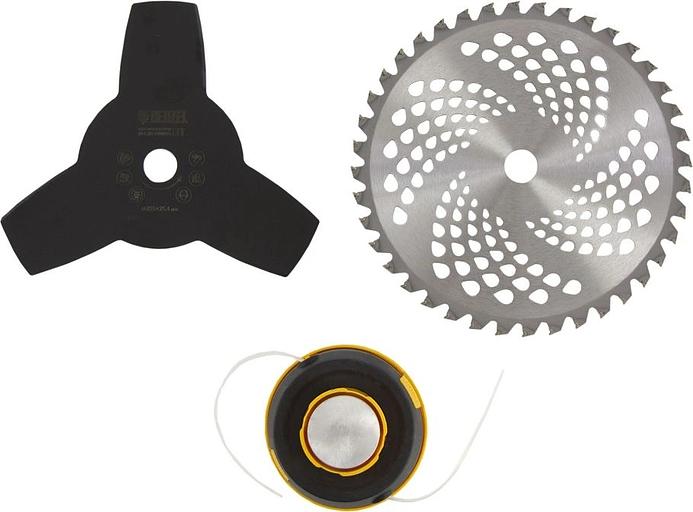 Триммер бензиновый Denzel DTL-37-4T 1.4л.с. неразбор.штан. реж.эл.:леска/нож фото 4