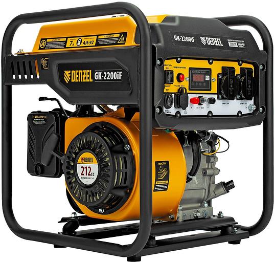 Генератор Denzel GK-2200iF 2.2кВт фото 5